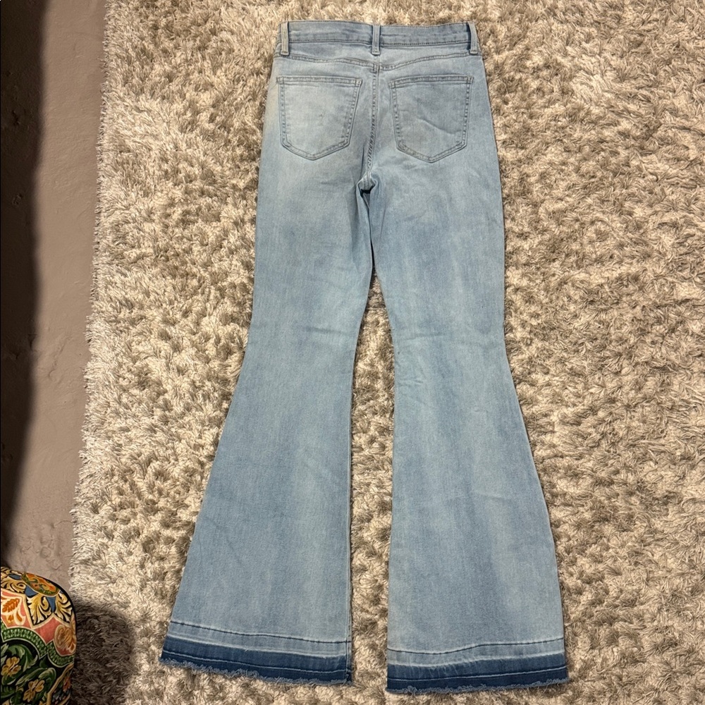 Celebrity Pink Light Blue Flared Women Jeans - Picture 8 of 8